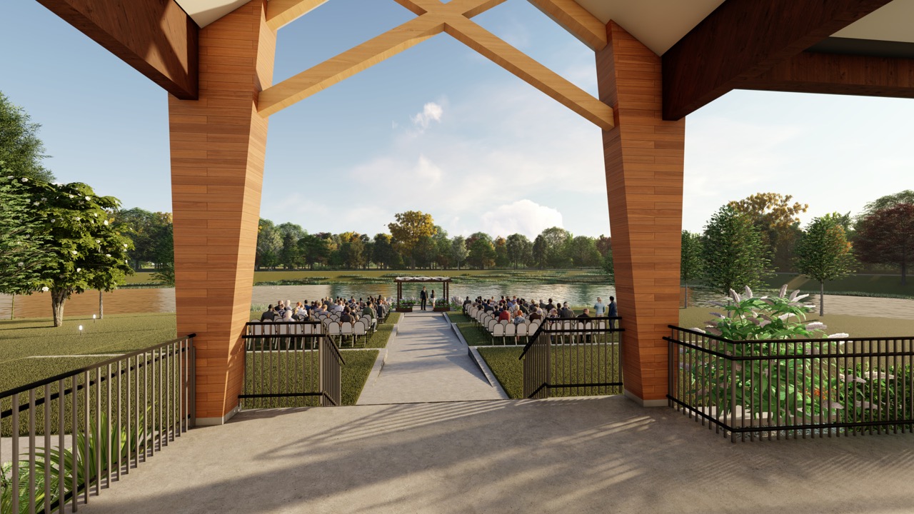 ceremony wedding venue luminaire