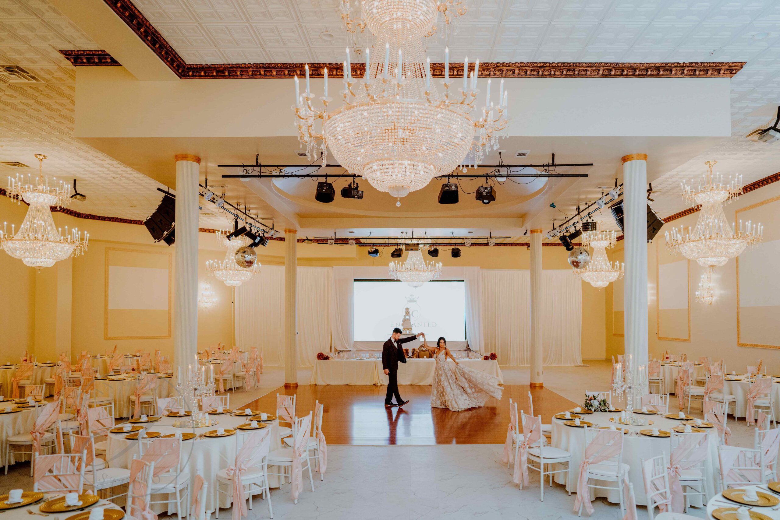 enchanted cypress ballroom chandelier
